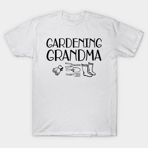 Gardening Grandma T-Shirt by KC Happy Shop